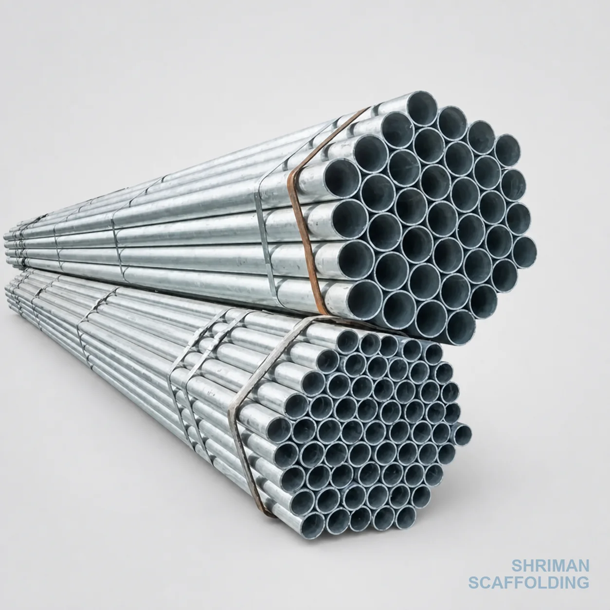 MS scaffolding pipes available for construction rental enquiries