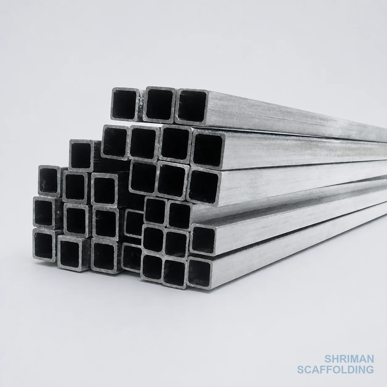 Square MS tubes available for construction rental enquiries